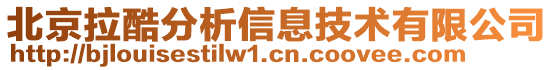北京拉酷分析信息技術有限公司