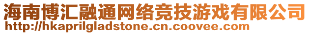 海南博匯融通網(wǎng)絡(luò)競技游戲有限公司