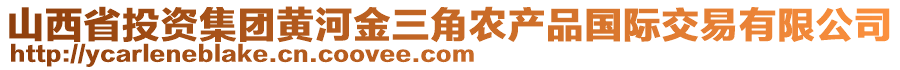 山西省投資集團(tuán)黃河金三角農(nóng)產(chǎn)品國際交易有限公司