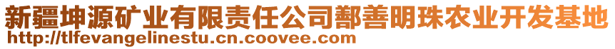 新疆坤源礦業(yè)有限責(zé)任公司鄯善明珠農(nóng)業(yè)開發(fā)基地