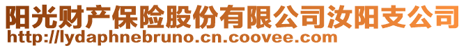 阳光财产保险股份有限公司汝阳支公司