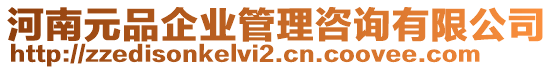 河南元品企業(yè)管理咨詢有限公司