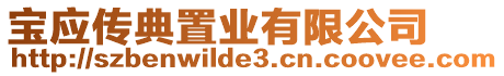 寶應(yīng)傳典置業(yè)有限公司