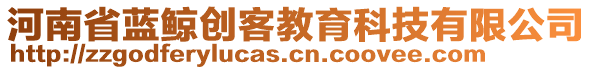 河南省藍(lán)鯨創(chuàng)客教育科技有限公司