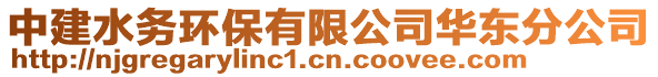 中建水務環保有限公司華東分公司