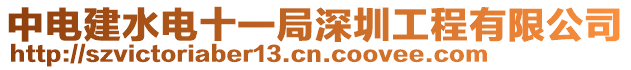 中電建水電十一局深圳工程有限公司