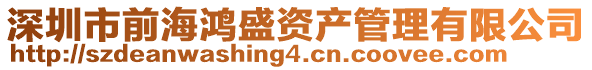 深圳市前海鴻盛資產(chǎn)管理有限公司