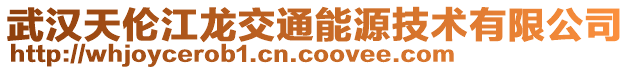 武漢天倫江龍交通能源技術有限公司