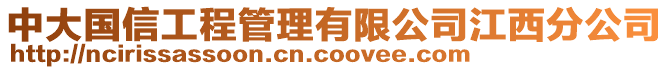 中大國信工程管理有限公司江西分公司