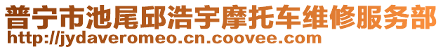 普寧市池尾邱浩宇摩托車維修服務(wù)部