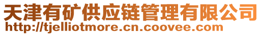 天津有礦供應(yīng)鏈管理有限公司