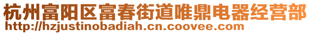 杭州富陽區(qū)富春街道唯鼎電器經(jīng)營部