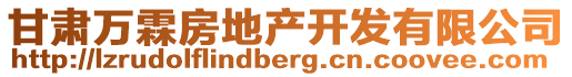 甘肅萬霖房地產(chǎn)開發(fā)有限公司