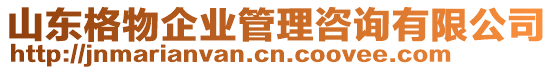 山東格物企業(yè)管理咨詢有限公司