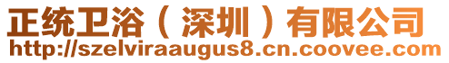 正統(tǒng)衛(wèi)浴（深圳）有限公司