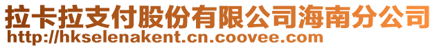 拉卡拉支付股份有限公司海南分公司