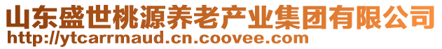 山東盛世桃源養(yǎng)老產(chǎn)業(yè)集團有限公司