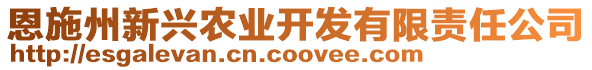 恩施州新興農(nóng)業(yè)開(kāi)發(fā)有限責(zé)任公司