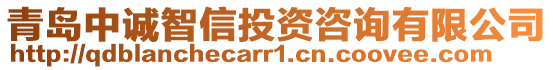 青島中誠智信投資咨詢有限公司