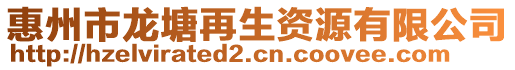 惠州市龍塘再生資源有限公司