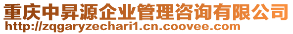 重慶中昇源企業(yè)管理咨詢有限公司