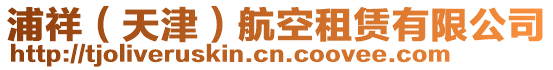 浦祥（天津）航空租赁有限公司