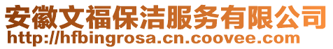 安徽文福保潔服務有限公司