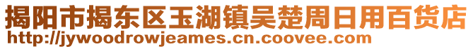 揭陽(yáng)市揭東區(qū)玉湖鎮(zhèn)吳楚周日用百貨店