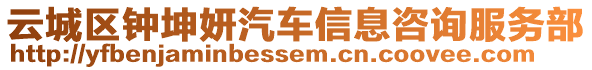 云城區(qū)鐘坤妍汽車信息咨詢服務(wù)部