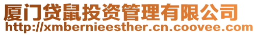 廈門貸鼠投資管理有限公司