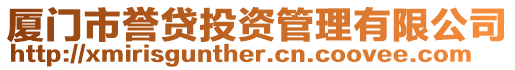 廈門市譽貸投資管理有限公司