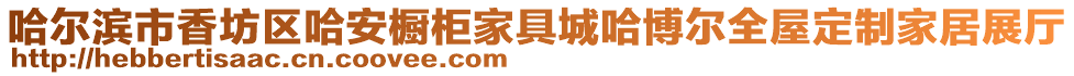 哈尔滨市香坊区哈安橱柜家具城哈博尔全屋定制家居展厅