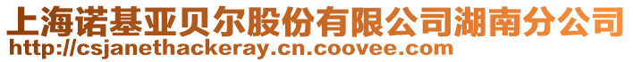 上海諾基亞貝爾股份有限公司湖南分公司