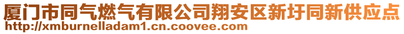 廈門市同氣燃?xì)庥邢薰鞠璋矃^(qū)新圩同新供應(yīng)點(diǎn)