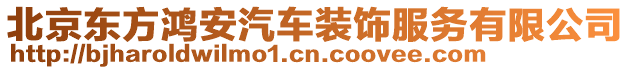 北京東方鴻安汽車裝飾服務(wù)有限公司