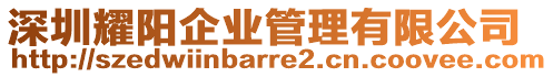 深圳耀陽企業(yè)管理有限公司