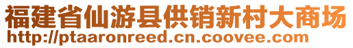 福建省仙游縣供銷新村大商場