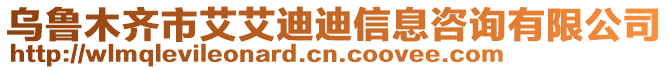 烏魯木齊市艾艾迪迪信息咨詢有限公司