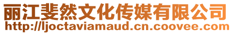 麗江斐然文化傳媒有限公司