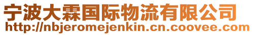 寧波大霖國際物流有限公司