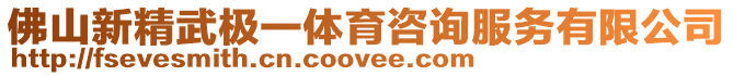 佛山新精武極一體育咨詢服務有限公司