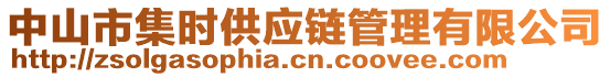 中山市集時供應(yīng)鏈管理有限公司