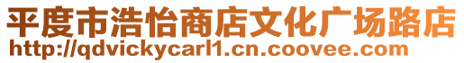 平度市浩怡商店文化廣場路店