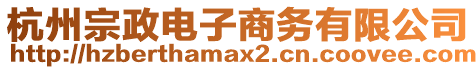 杭州宗政電子商務有限公司