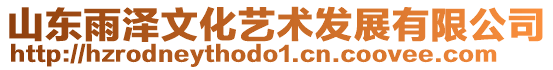 山東雨澤文化藝術發(fā)展有限公司