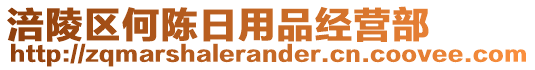 涪陵區(qū)何陳日用品經(jīng)營部