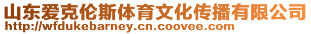 山東愛(ài)克倫斯體育文化傳播有限公司