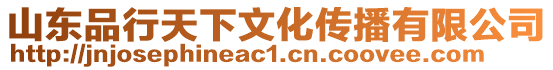 山東品行天下文化傳播有限公司