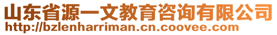 山東省源一文教育咨詢(xún)有限公司