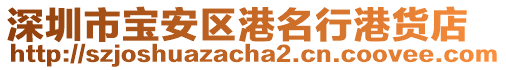 深圳市寶安區(qū)港名行港貨店